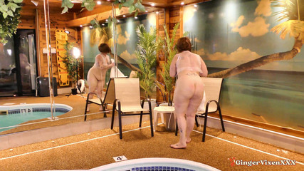 Masturbating with a Back Massager