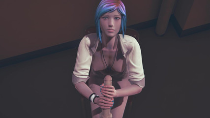 Chloe Price jerking your cock POV