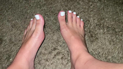 Painting My Long Toes White