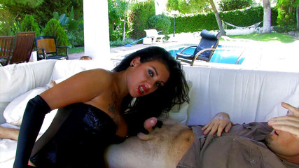 Big tit Latina is getting her ass stuffed with a rock hard dick