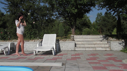 Naked in the Pool