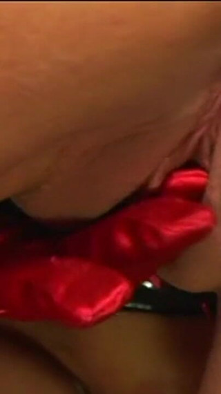 The Blonde Shows Herself in All Her Eroticism