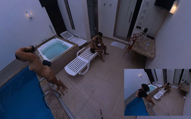 Giving It to My Stepbrother's Friend in the Morning at the Pool