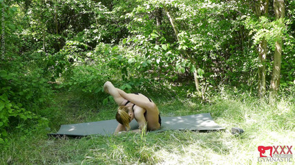 Ballerina in the forest