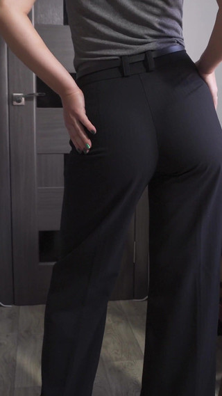 Secretary Pants Too Tight so They Rip Open