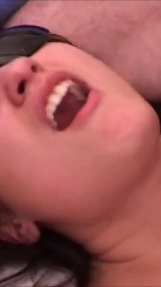 Lucky brunette gangbanged hard in her pussy in close up