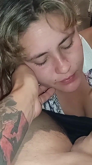 I Suck My Husband's Dick and I Have His Milk to Sleep Happy