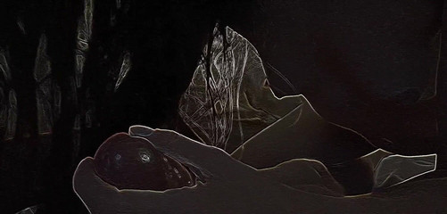 Slim Teen with Cum on Tongue.