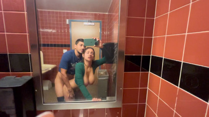 Whole Foods Public Bathroom Sex (real Amateur Video with Hailey Rose)