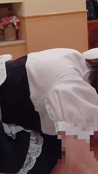 Erotic Maid Girl Sucking Cock While S Climax with Facesitting Creampie in Cowgirl Position Cosplay