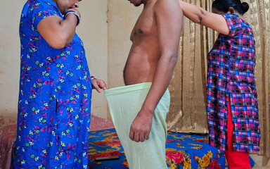 Stepsister Is Surprised to See My Dick. I Want to Fuck Her..mp4