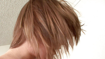 Cute redhead teen gets a warm facial load after hard fuck