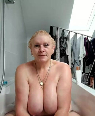 From my lovely new bath