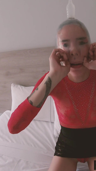 Condom Helmet Well Inflated Breath Play Funny Motel