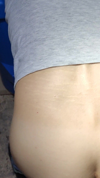 Cute Girl in Jeans Stuck in the Barrel While Cleaning Inside. and Best Husbands Friend Come to Help and Fucked Her