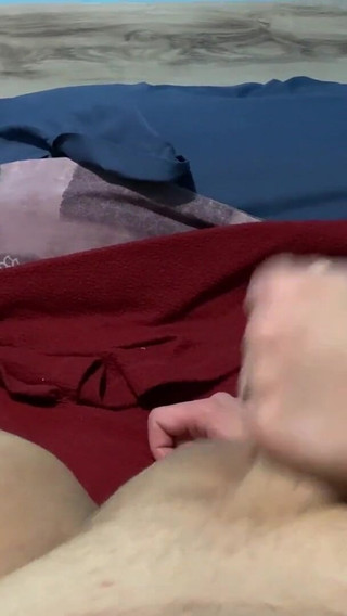 She jerks me off with a condom and I cum inside