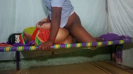 Hot Tamil Saree Stepaunty Doggy Style at Homemade