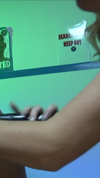 Michelle doggy style with anal dildo while fucking her friend