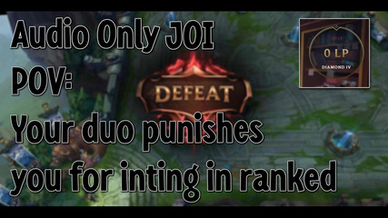 Audio JOI: I Make You Cum for Inting