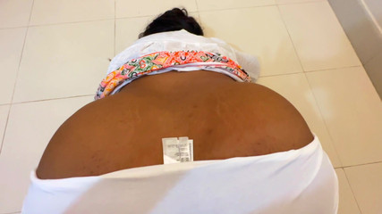 Virgin Stepmom's Big Tits Get Stuck While Wearing A Dress Then I Fucks Her Before Comes to Help