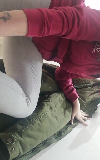 Your Fat Italian Stepmommy Tries on Yoga Pants in the Store and Doesn't Wear Panties