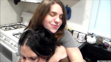 Grabbing Stepmom with Extreme Handgag