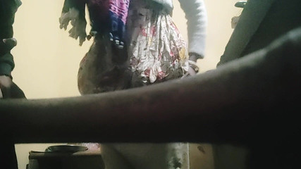 Sister-in-law Was Given a Moment in the Kitchen Without Oil, Without Condom