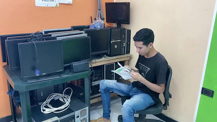 I Play with My Stepfather at His Work Until He Ends up Fucking Me and I Pull Milk From Him.