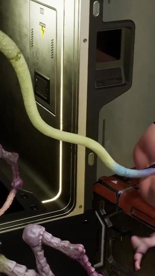 Busty doctor fucked by Lovecraftian monster