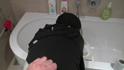 Perverted British Man Fucks His Muslim Cleaning Maid