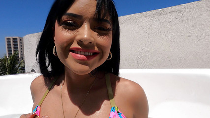 Pee swallow Mexico - Swallow all liters of pee - Sexy Mexican girl by Barbara Mont