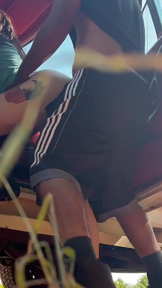 Stop Back Roading and Fuck Me - Outdoor Public Sex Almost Caught