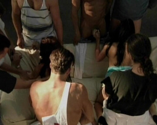 Stunning French Dolls Getting Facialized After Hot Orgy Action