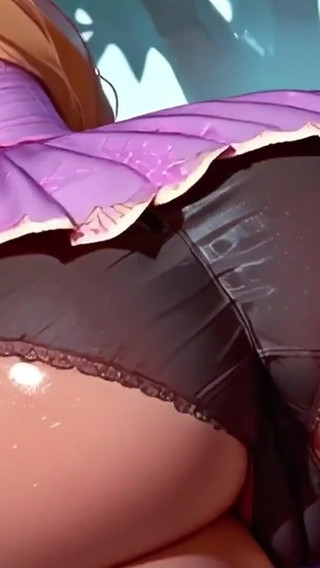 Perfect Pussy Cameltoe Black Lace Panties Teasing JOI