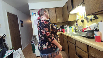 Kitchen Fuck Slut Wife