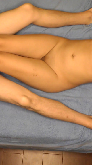 Her legs playing with my cock!