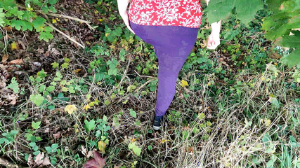 Naked Breasts Beat at the Old Castle