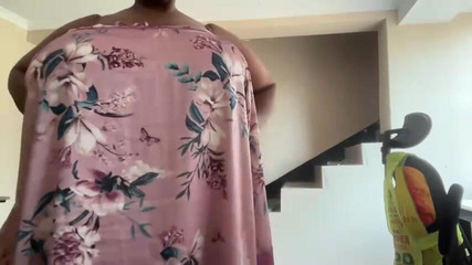 Busty BBW Stripteasing