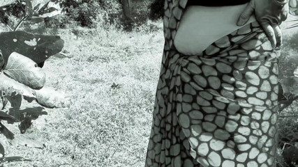 Hot Stepaunty Fucking Pussy in Forest Doggy Style