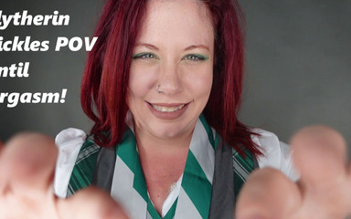 POV Tickled Until Orgasm by Slytherin Girl
