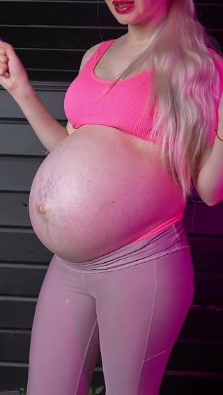 Pregnant Sport Coach and Labors on the Last Weeks