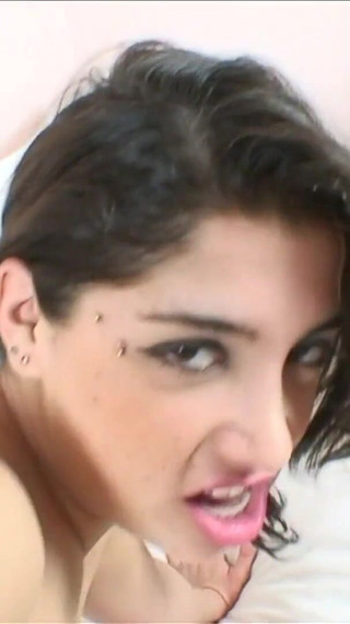 Latina babe gets banged from behind