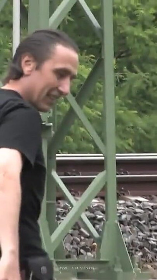 Flexible Redhead Is Bound and Stripped Naked at Outdoors