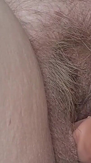 Cum Play with Aunts Hairy Pussy