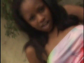 Ebony slut with hairy pussy rides dick