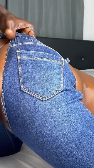 Ebony Teen in Jeans Gets Fucked by BBC!