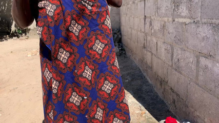 Vegetable Bath to Get the Best Photo of the Biggest Dick in Africa