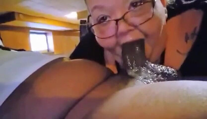 BBC Cumming on the Toxic Piggys Glasses After Sloppy Deepthroat
