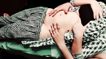 Hot Stepsister Got Seduced and Started Masturbating After Seeing Her Stepbrother