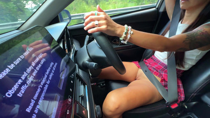 I Drive Naked and Masturbate